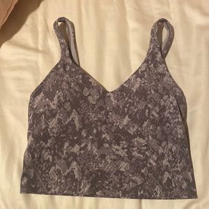 NEW Lululemon snakeskin pattern align tank